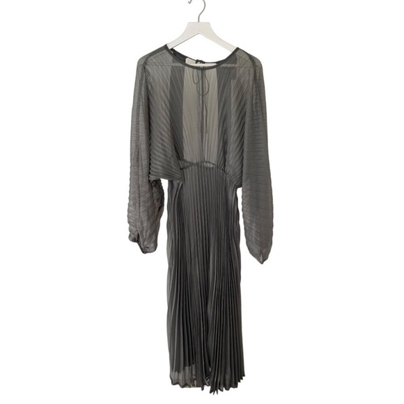 Anthropology pleated sliver dress - Picture 5 of 7